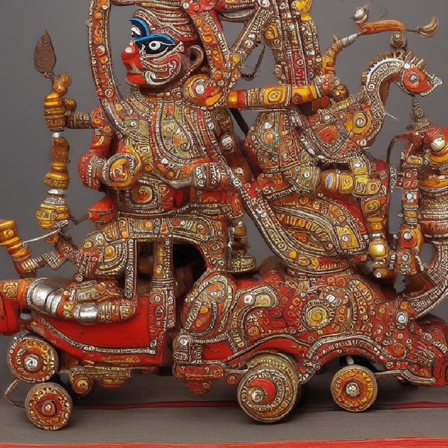 Stable Diffusion and Rajasthani Puppetry