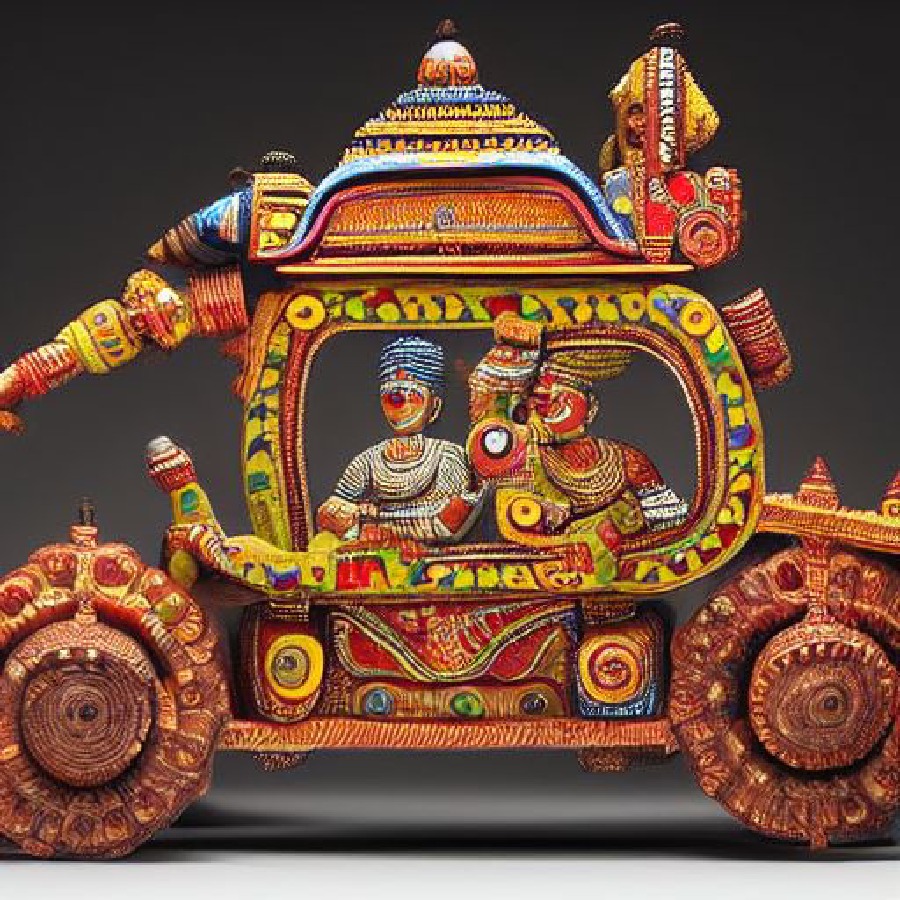 Stable Diffusion and Rajasthani Puppetry