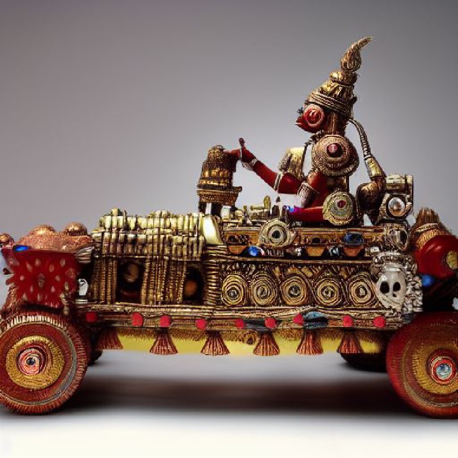 Stable Diffusion and Rajasthani Puppetry